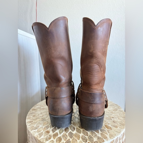 Cody James CJ9995 Leather Harness Motorcycle Biker Chopper Riding Boots size 11M - Picture 7 of 14